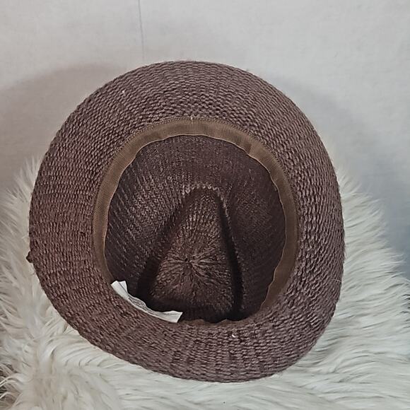 Vintage 1970s Dario of Italy Brown Cloche woven Hat - Picture 5 of 7